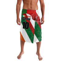 Custom Canada and Ireland Lavalava Shamrocks and Maple Leaves