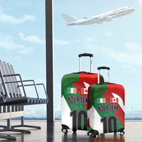 Custom Canada and Ireland Luggage Cover Shamrocks and Maple Leaves