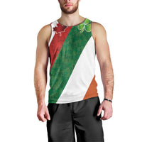 Custom Canada and Ireland Men Tank Top Shamrocks and Maple Leaves