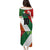 Custom Canada and Ireland Puletasi Shamrocks and Maple Leaves