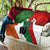 Custom Canada and Ireland Quilt Shamrocks and Maple Leaves