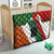Custom Canada and Ireland Quilt Shamrocks and Maple Leaves