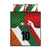 Custom Canada and Ireland Quilt Bed Set Shamrocks and Maple Leaves