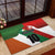 Custom Canada and Ireland Rubber Doormat Shamrocks and Maple Leaves