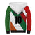 Custom Canada and Ireland Sherpa Hoodie Shamrocks and Maple Leaves