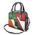 Custom Canada and Ireland Shoulder Handbag Shamrocks and Maple Leaves