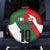 Custom Canada and Ireland Spare Tire Cover Shamrocks and Maple Leaves