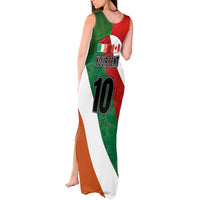 Custom Canada and Ireland Tank Maxi Dress Shamrocks and Maple Leaves