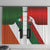 Custom Canada and Ireland Window Curtain Shamrocks and Maple Leaves