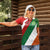 Custom Canada and Ireland Women Polo Shirt Shamrocks and Maple Leaves