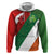 Custom Canada and Ireland Zip Hoodie Shamrocks and Maple Leaves
