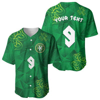 Custom Ireland Football Baseball Jersey Shamrock Celtic Geometric Sport