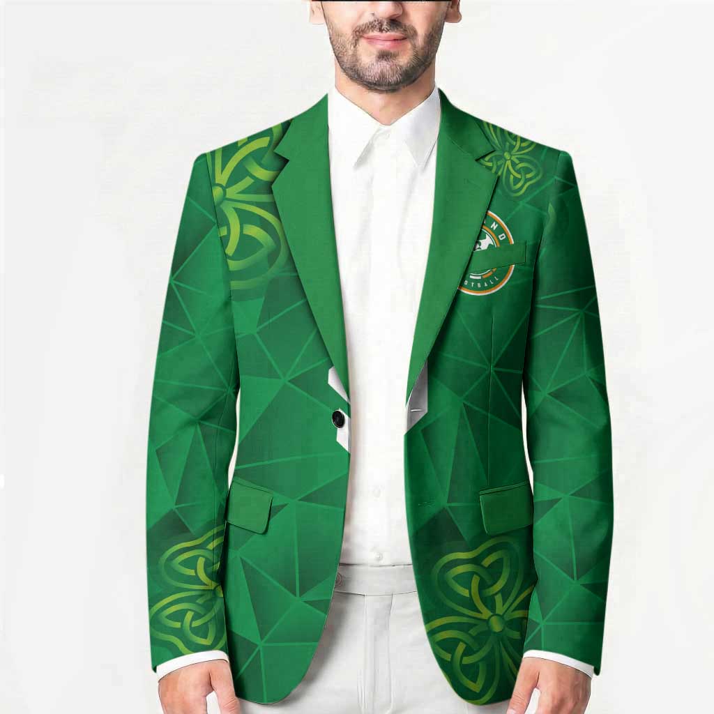 Custom Ireland Football Blazer Shamrock Celtic Geometric Sport