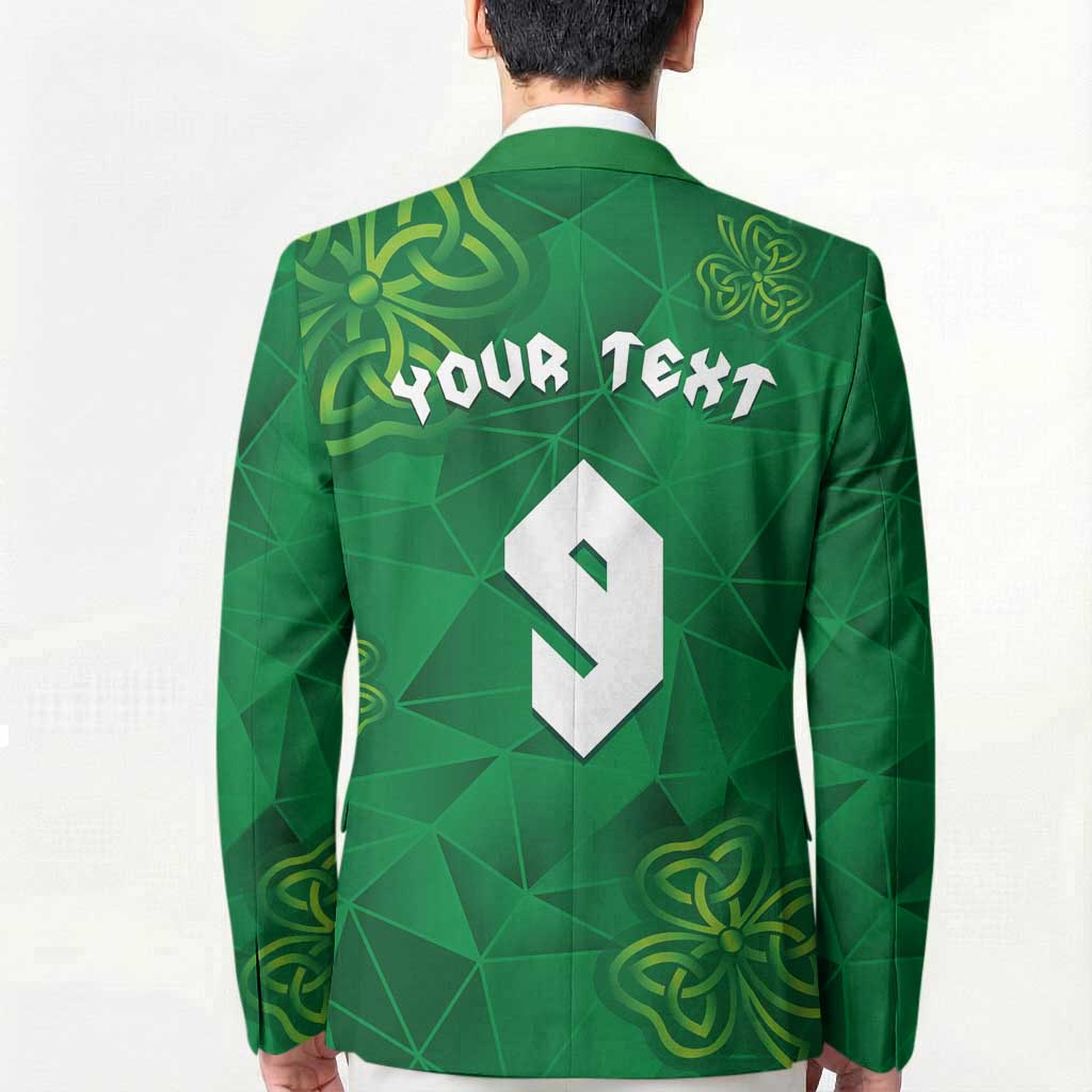 Custom Ireland Football Blazer Shamrock Celtic Geometric Sport