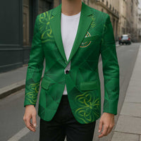 Custom Ireland Football Blazer Shamrock Celtic Geometric Sport