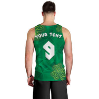 Custom Ireland Football Men Tank Top Shamrock Celtic Geometric Sport