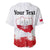 Personalized Polish National Flag Day Baseball Jersey Polska White Eagle Grunge Style