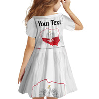 Personalized Polish National Flag Day Family Matching Off Shoulder Maxi Dress and Hawaiian Shirt Polska White Eagle Grunge Style