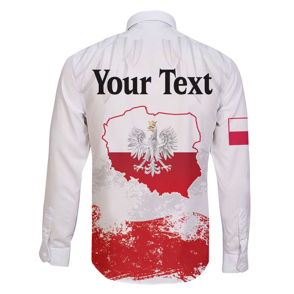 Personalized Polish National Flag Day Family Matching Short Sleeve Bodycon Dress and Hawaiian Shirt Polska White Eagle Grunge Style