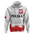 Personalized Polish National Flag Day Hoodie Polska White Eagle Grunge Style
