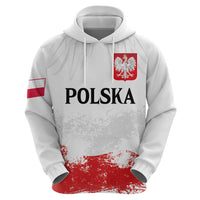 Personalized Polish National Flag Day Hoodie Polska White Eagle Grunge Style
