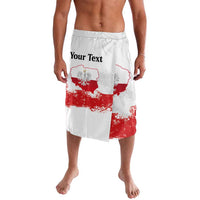 Personalized Polish National Flag Day Lavalava Polska White Eagle Grunge Style