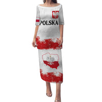 Personalized Polish National Flag Day Puletasi Polska White Eagle Grunge Style