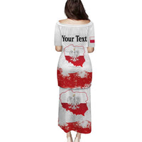 Personalized Polish National Flag Day Puletasi Polska White Eagle Grunge Style