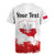 Personalized Polish National Flag Day Rugby Jersey Polska White Eagle Grunge Style
