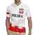 Personalized Polish National Flag Day Rugby Jersey Polska White Eagle Grunge Style