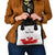 Personalized Polish National Flag Day Shoulder Handbag Polska White Eagle Grunge Style