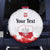 Personalized Polish National Flag Day Spare Tire Cover Polska White Eagle Grunge Style