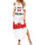 Personalized Polish National Flag Day Summer Maxi Dress Polska White Eagle Grunge Style