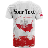 Personalized Polish National Flag Day T Shirt Polska White Eagle Grunge Style