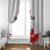 Personalized Polish National Flag Day Window Curtain Polska White Eagle Grunge Style