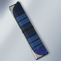 Scottish-American Heritage Month Auto Sun Shade USA Eagle with Scottish Traditional Costume