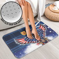 Scottish-American Heritage Month Bathroom Set USA Eagle with Scottish Traditional Costume
