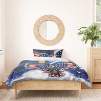 Scottish-American Heritage Month Bedding Set USA Eagle with Scottish Traditional Costume
