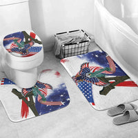 French-American Heritage Month Bathroom Set Dual Heritage and National Flag