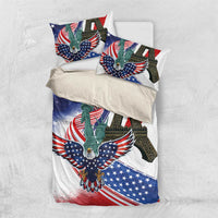 French-American Heritage Month Bedding Set Dual Heritage and National Flag