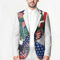 French-American Heritage Month Blazer Dual Heritage and National Flag