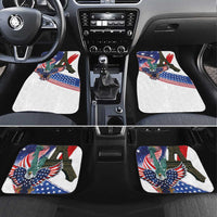 French-American Heritage Month Car Mats Dual Heritage and National Flag