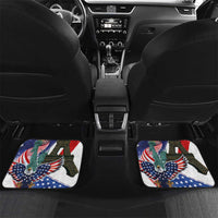 French-American Heritage Month Car Mats Dual Heritage and National Flag