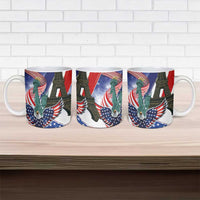 French-American Heritage Month Ceramic Mug Dual Heritage and National Flag