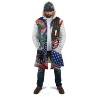 French-American Heritage Month Cloak Dual Heritage and National Flag