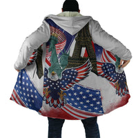 French-American Heritage Month Cloak Dual Heritage and National Flag