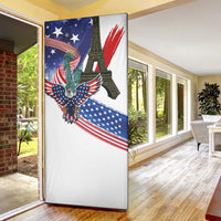 French-American Heritage Month Door Cover Dual Heritage and National Flag