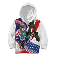 French-American Heritage Month Kid Hoodie Dual Heritage and National Flag