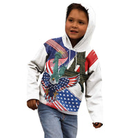 French-American Heritage Month Kid Hoodie Dual Heritage and National Flag