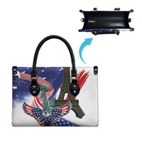 French-American Heritage Month Leather Bag Dual Heritage and National Flag